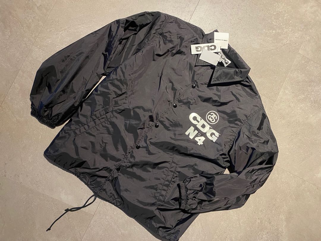 CDG x stussy coach jacket