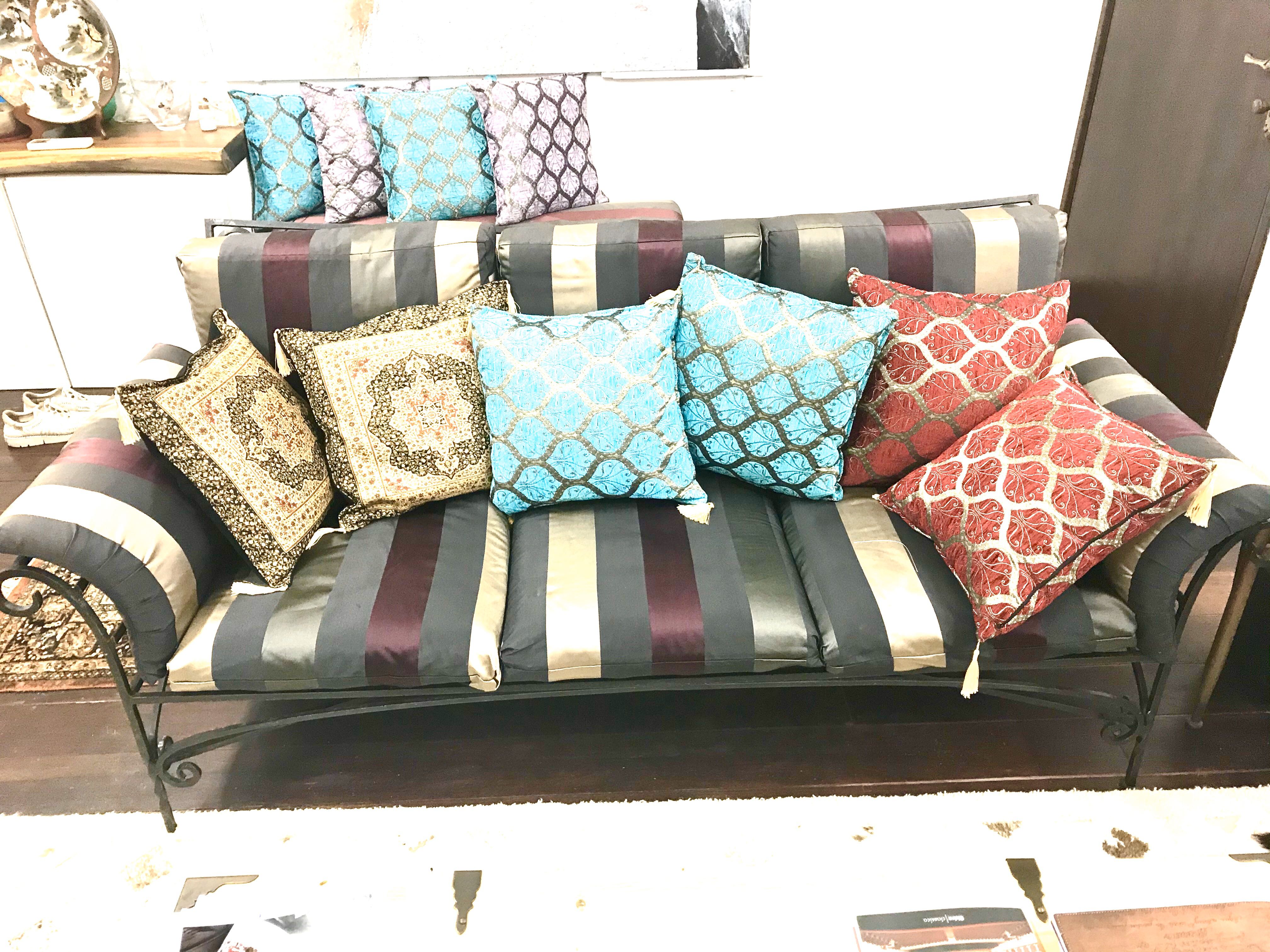 Classic Iron Frame Sofa Set for FREE, Furniture & Home Living