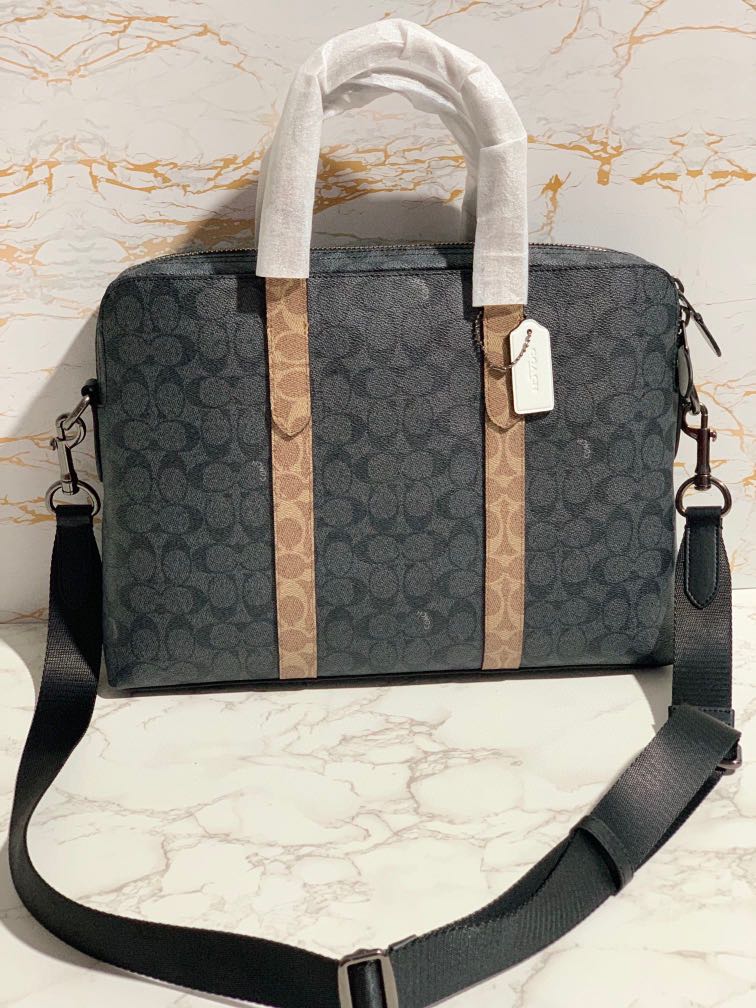 Coach Metropolitan Briefcase, Men's Fashion, Bags, Briefcases on Carousell
