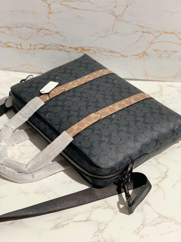 Coach Metropolitan Briefcase, Men's Fashion, Bags, Briefcases on Carousell