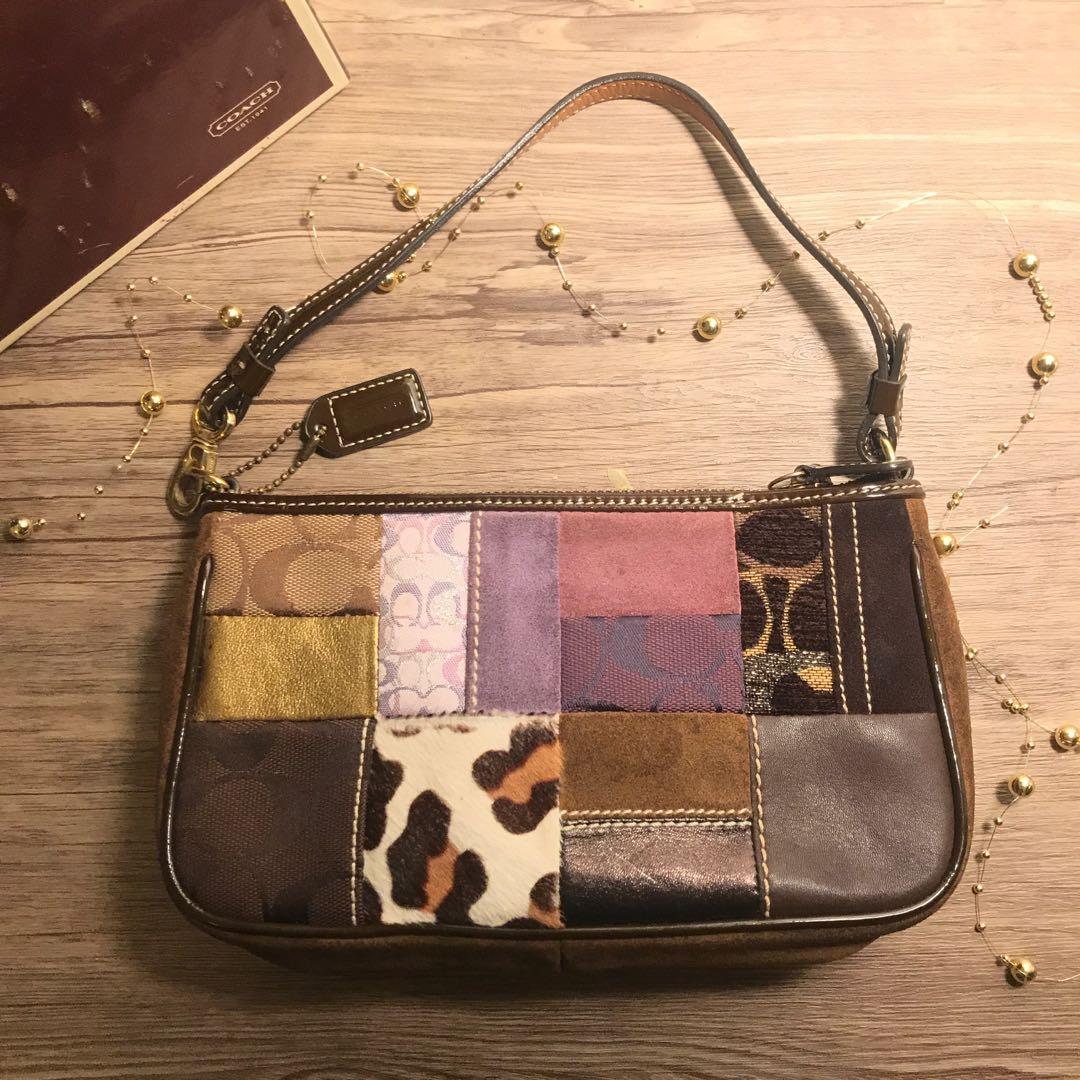 Coach signature patchwork collection clearance