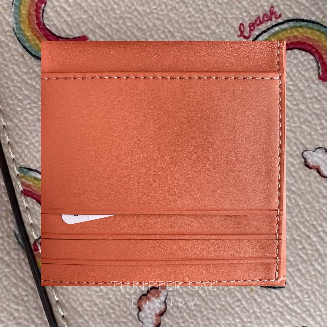 coach rainbow wallet