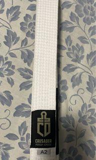 Crusader A2 BJJ white belt