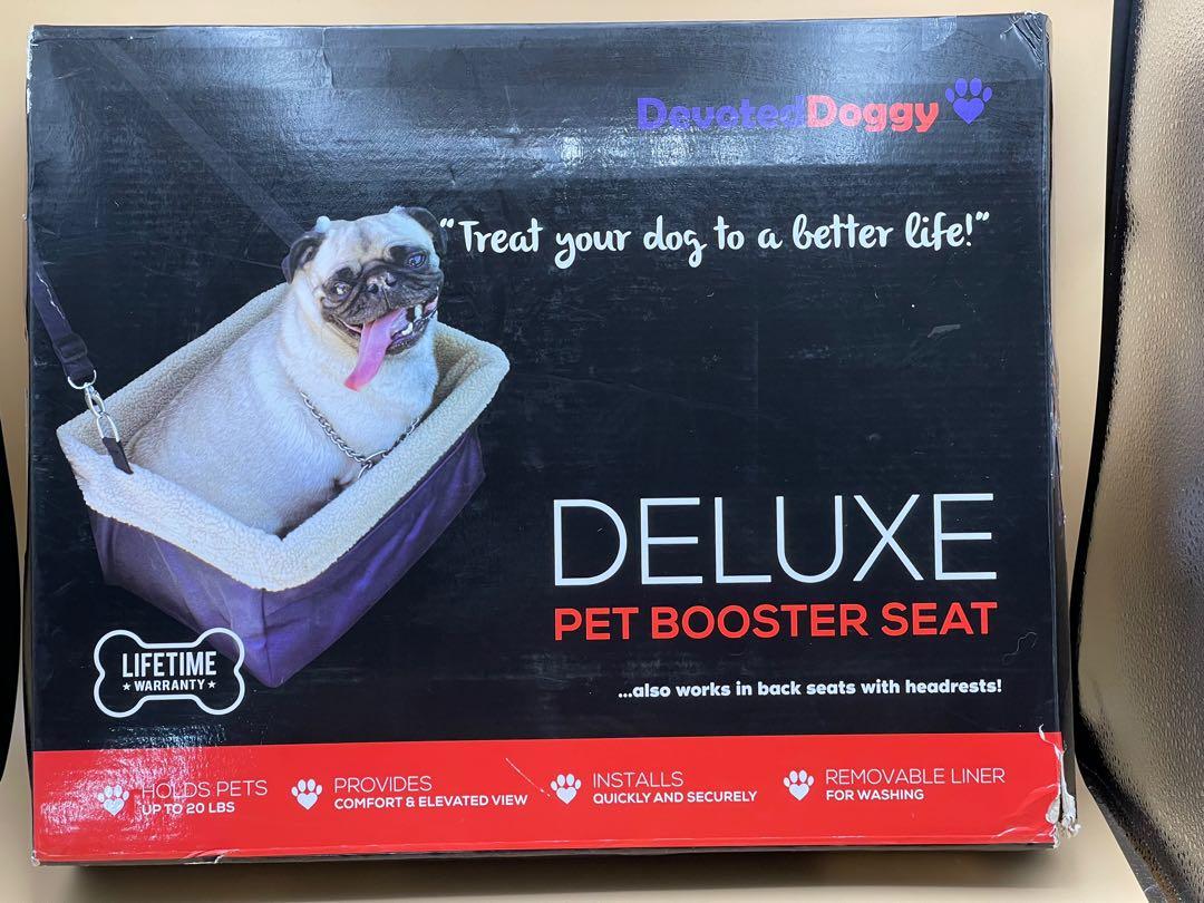 DOG Devoted Doggy Deluxe Pet Booster Seat Pet Supplies Homes Other Pet Accessories on Carousell