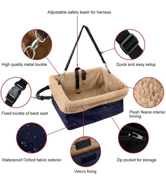 DOG Devoted Doggy Deluxe Pet Booster Seat, Pet Supplies, Homes & Other