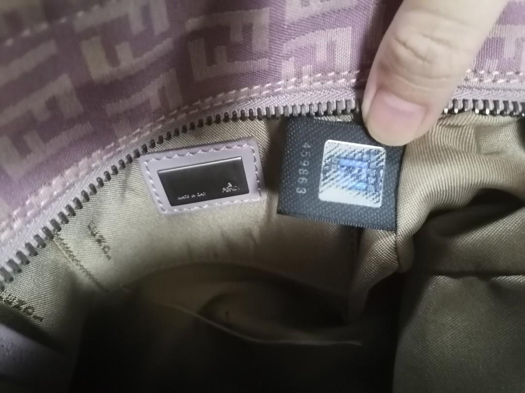 Fendi Handbag (Category: Luxury Bags & Wallets) located in Pasig City. Submitted by luxurylanne (Listing ID 1118984031, Image 3). Description: Fendi Pink Handbag 9x6 inches Very Good Outer Condition But there is a Flaw inside pls see pics.