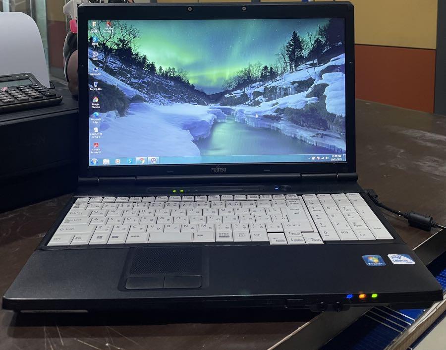 Fujitsu Laptop (Category: Laptops & Notebooks) located in Quezon City. Submitted by ann78uy (Listing ID 1118857707, Image 2). Description: Decluttering Spare unit As is where is Comes with bag Pick up or shipping c/o buyer.