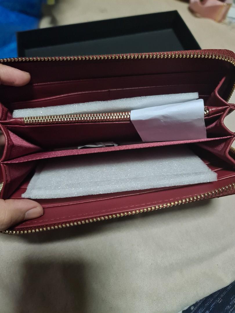 Genuine lambskin leather Women s Fashion Bags Wallets Wallets
