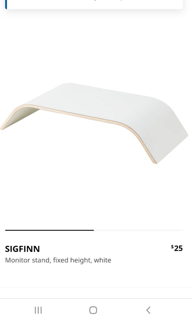 Ikea SIGFINN Monitor stand, Furniture & Home Living, Furniture, Other ...