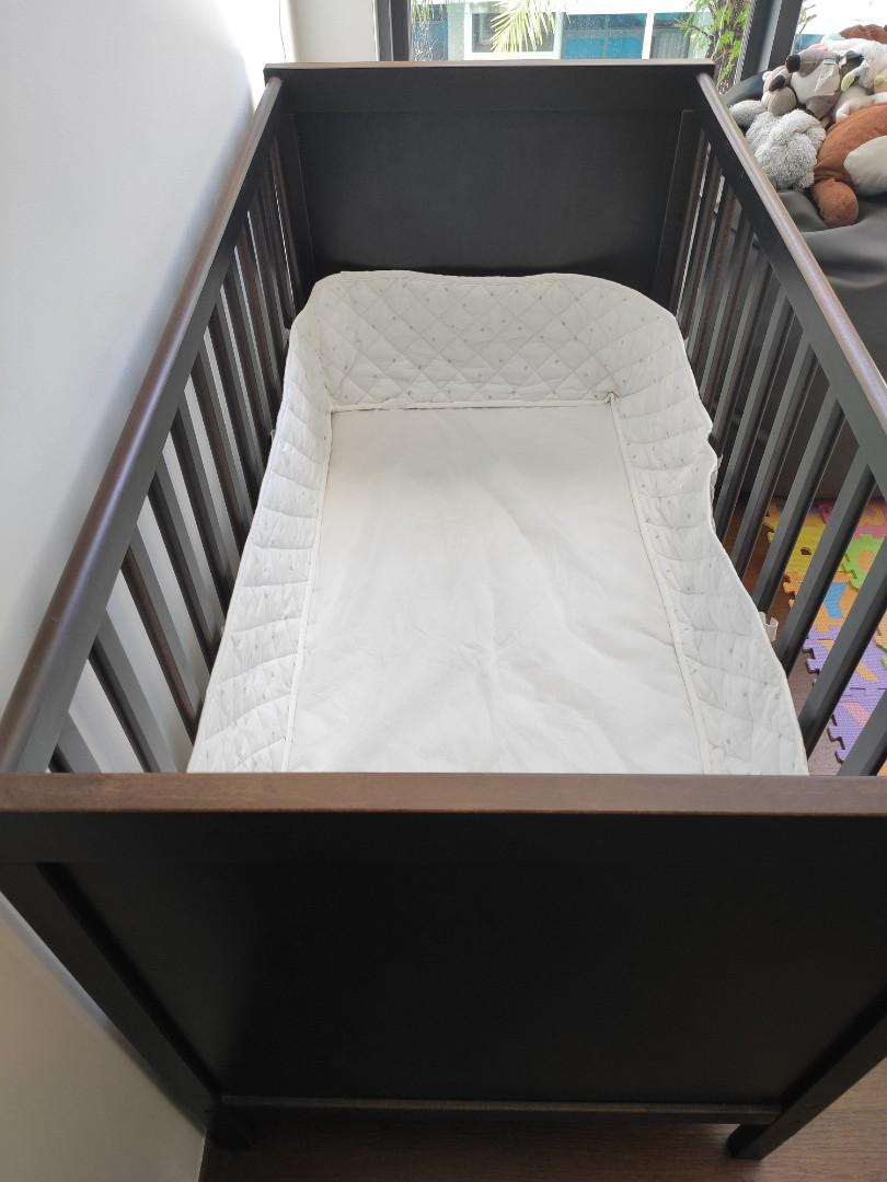 Ikea stars cot bumper pad bed crib, Babies & Kids, Baby Nursery & Kids