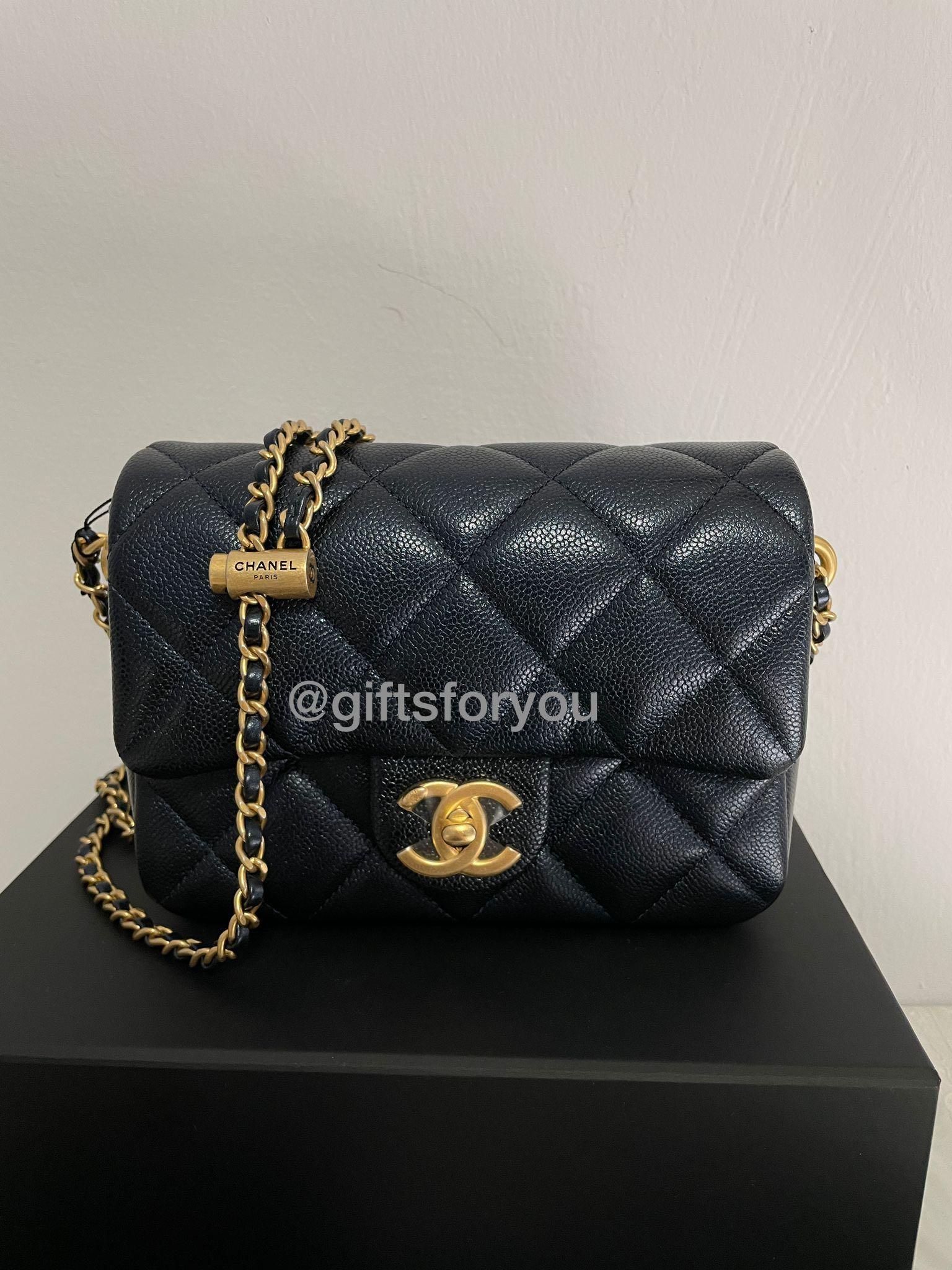 INSTOCK 21k Chanel Caviar Mini Square / My Perfect Bag, Luxury, Bags &  Wallets on Carousell