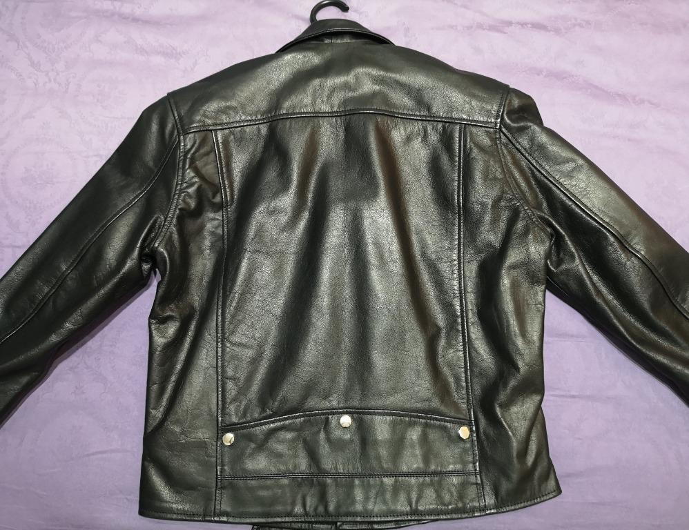 JIM SINN LEATHER BIKER JACKET, Men's Fashion, Coats, Jackets and