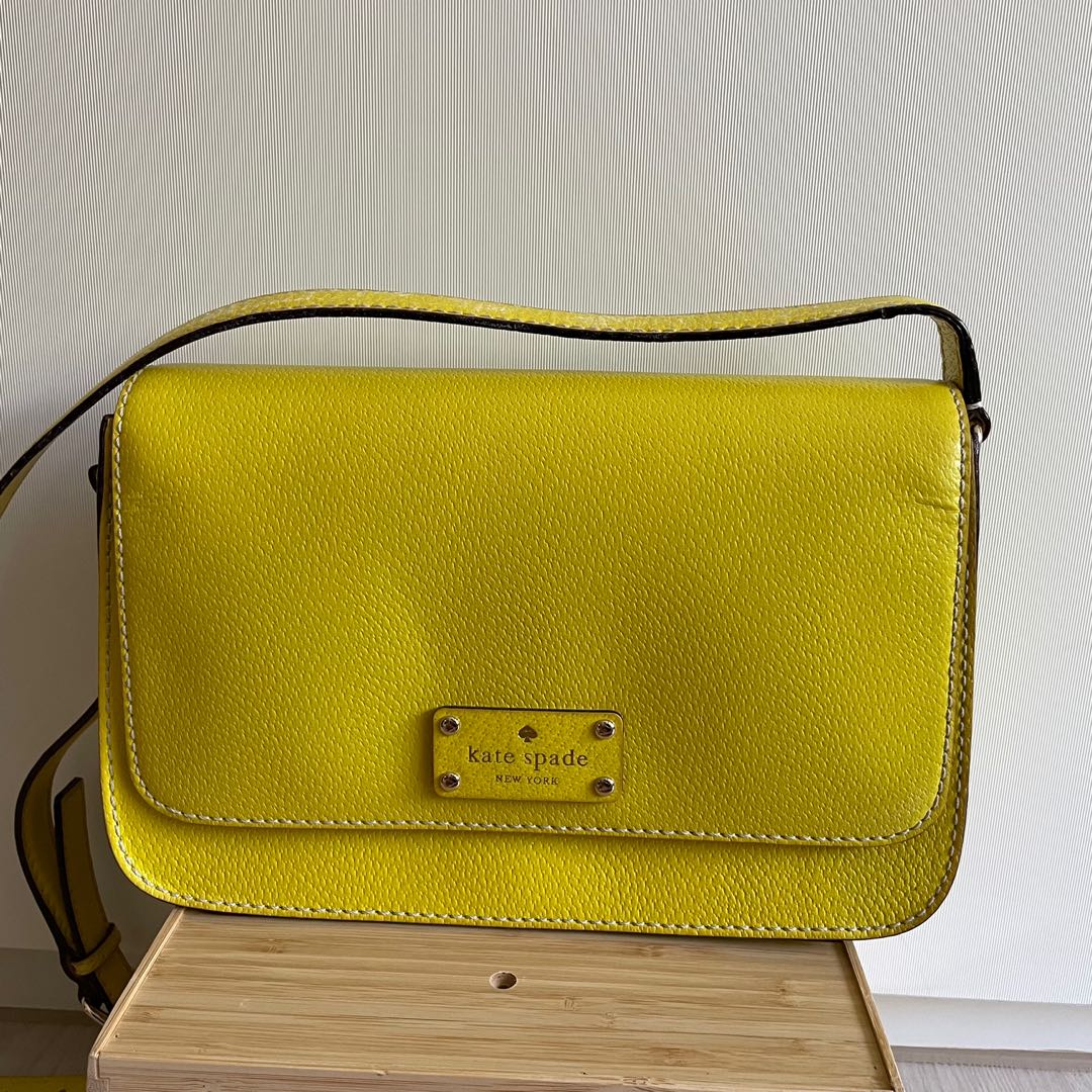 Kate Spade Crossbody Bag Yellow, Women's Fashion, Bags & Wallets, Cross