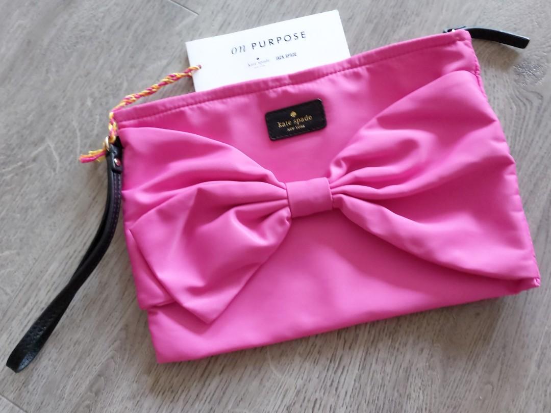 Kate spade bow clutch top