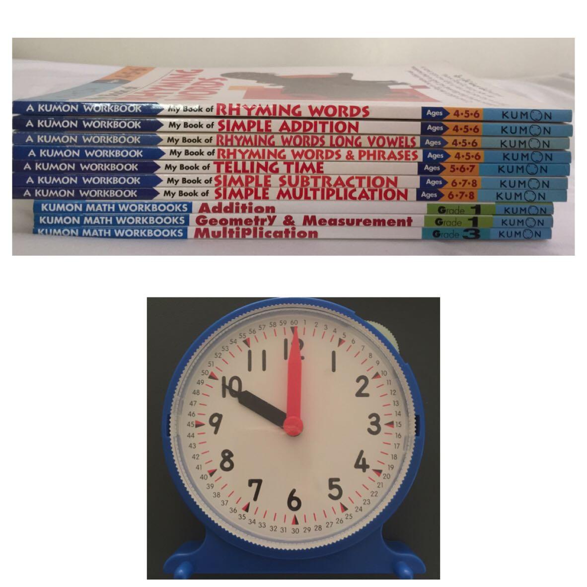 KUMON Workbook Rhyming Words, Rhyming words long vowels, Rhyming words