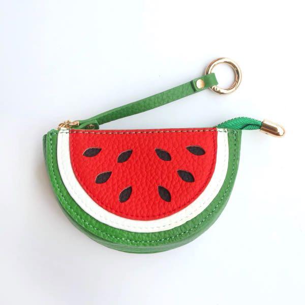 Cute Watermelon Coin Purse Cartoon Fruits Shape Small Purse Zipper Money Bag  Creative Strawberry Wallet Headphone Lipstick Bags - AliExpress