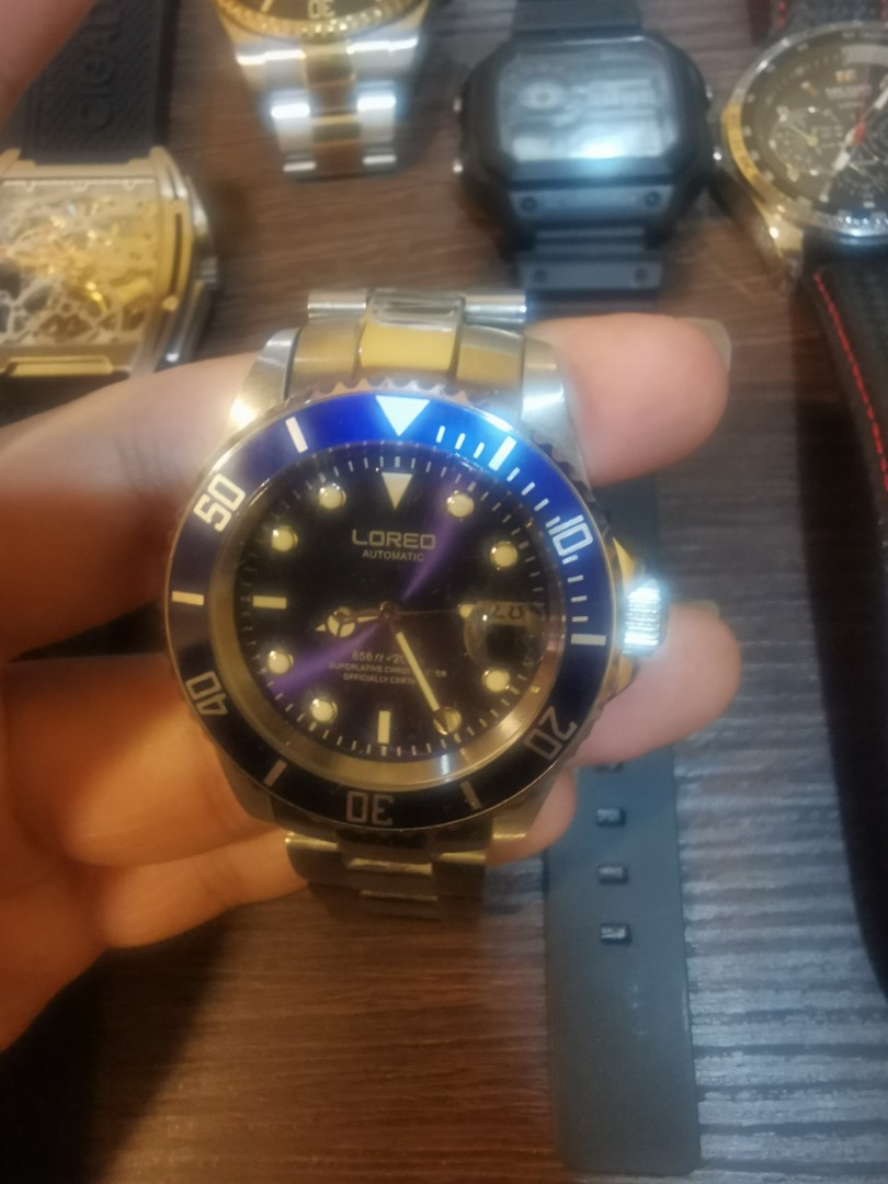 Loreo Submariner Homage Blue Smurf, Men 