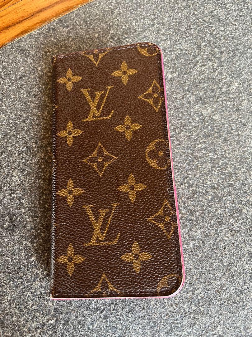 Louis Vuitton LV iPhone 7 Plus Case Folio Authentic, Mobile Phones