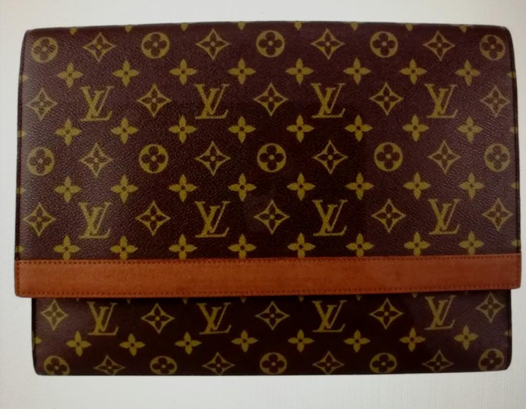 Louis Vuitton Poche Documents Monogram Portfolio Zip Folder 872474