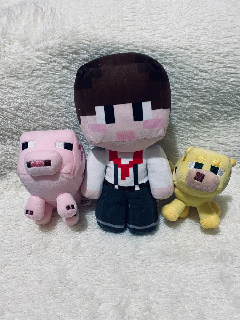 Minecraft Plushies Bundle, Hobbies & Toys, Toys & Games on Carousell