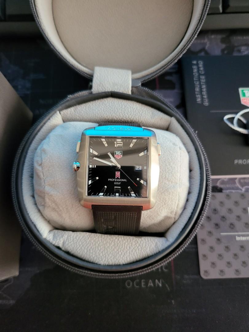 Tag heuer tiger woods professional golf watch limited store edition