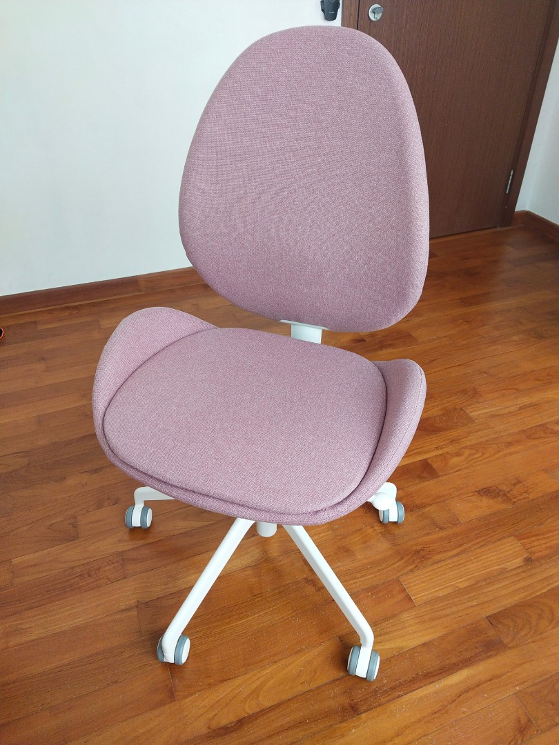 NEW blush pink IKEA Hattefjall office chair - $130 off price, Furniture ...