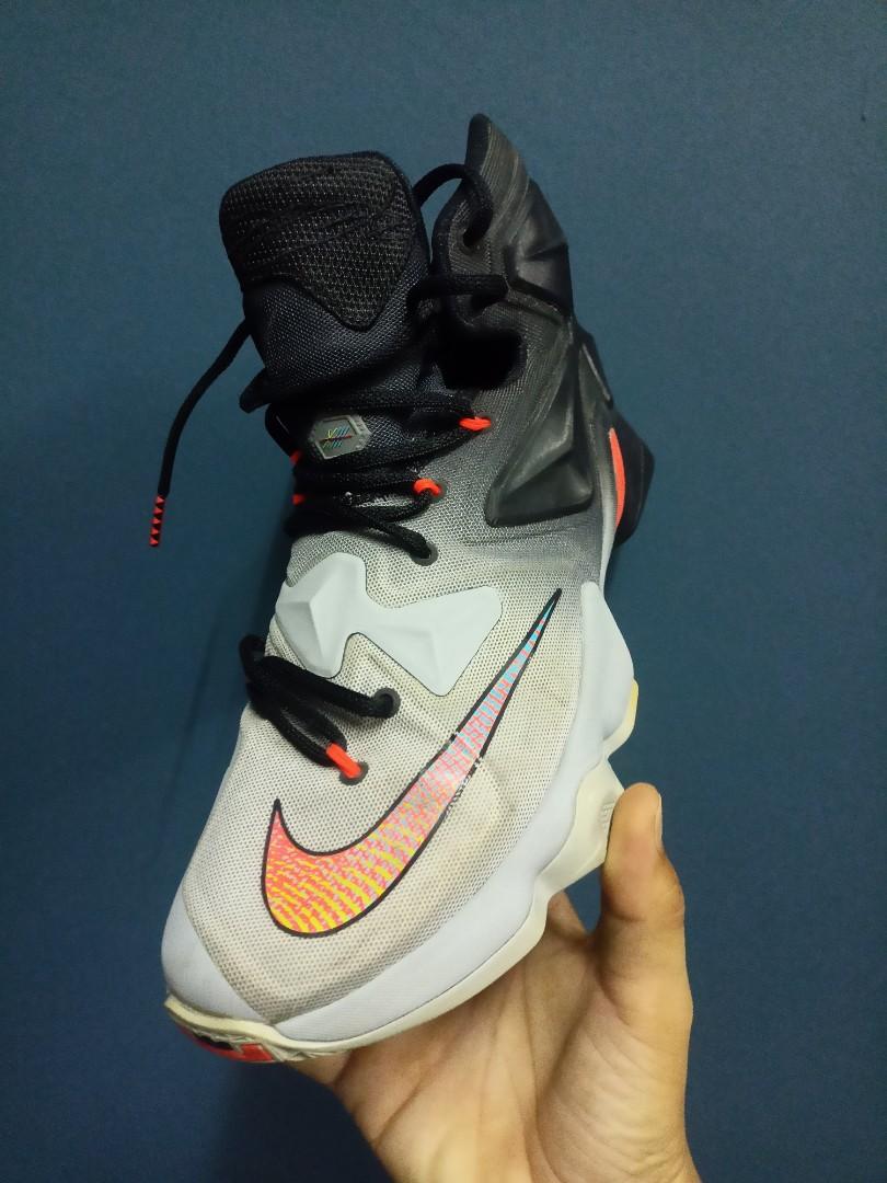 Nike Lebron 13 Grey Wolf Men s Fashion Footwear Sneakers on