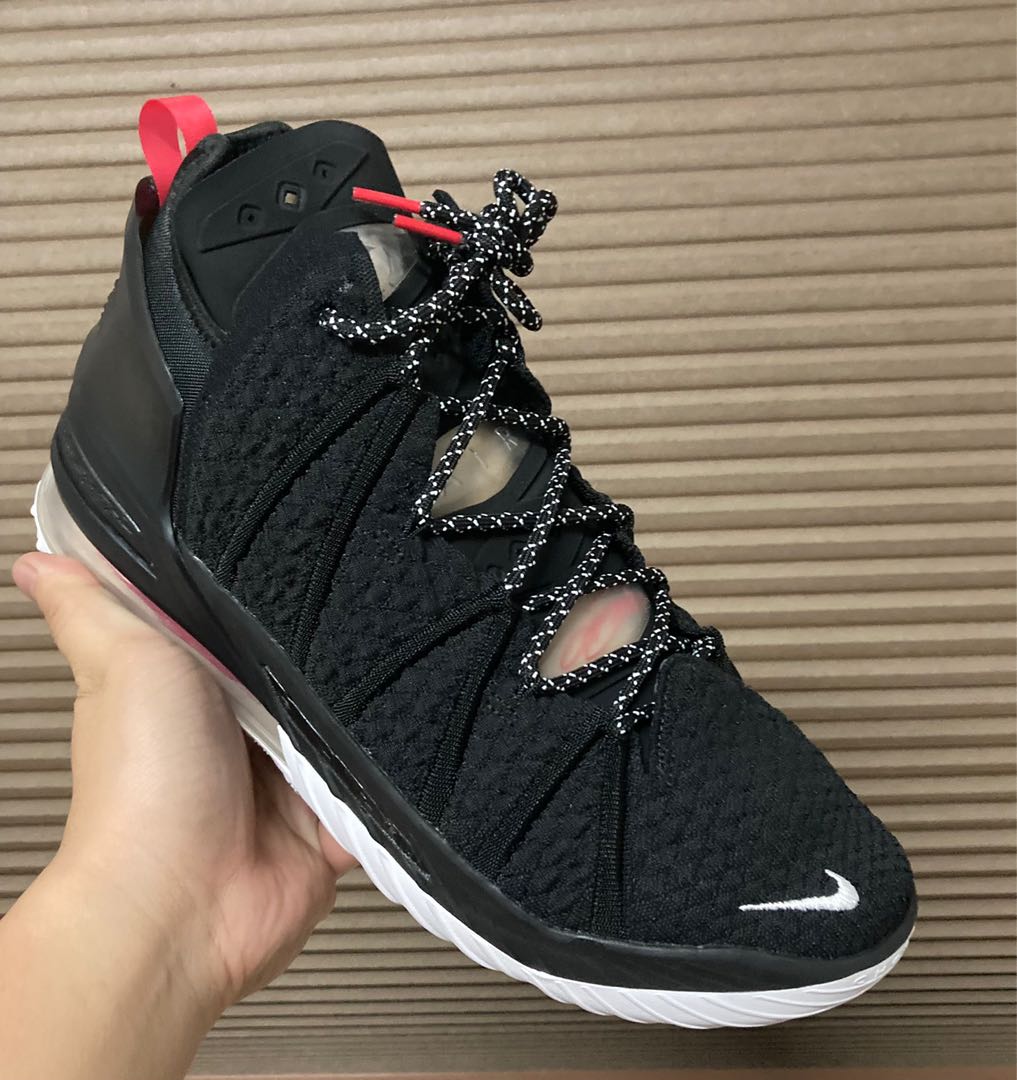Lebron 18 red and black new arrivals