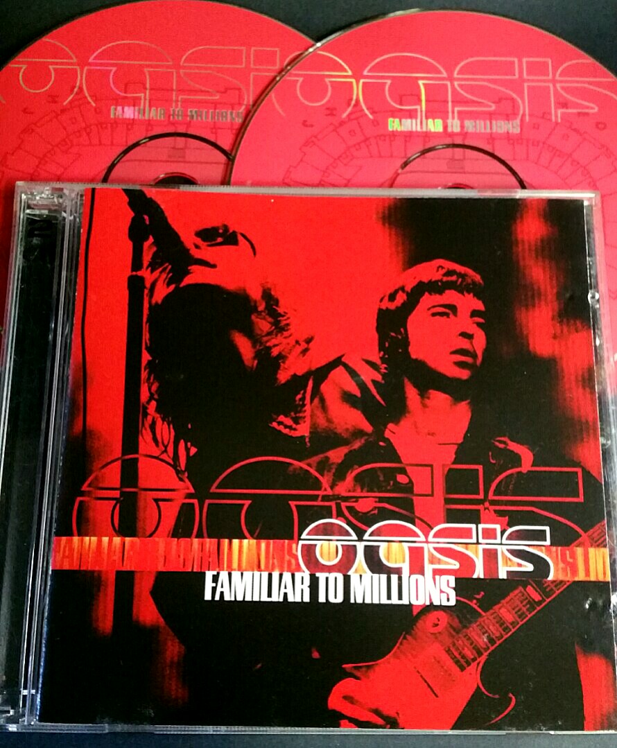 Oasis (familiar to millions) live 2 cd rock