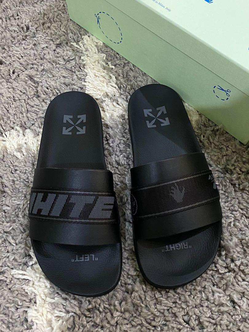 Off white slides on sale black and white
