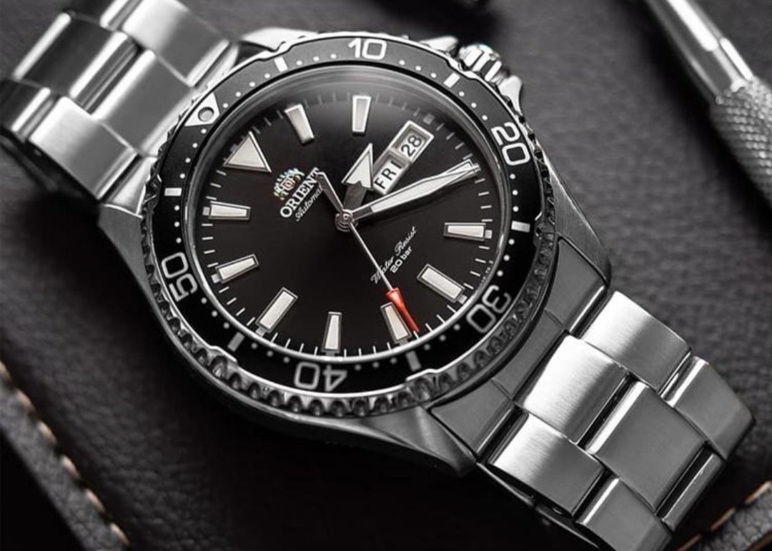 Orient Kamasu Black Dial not rolex submariner