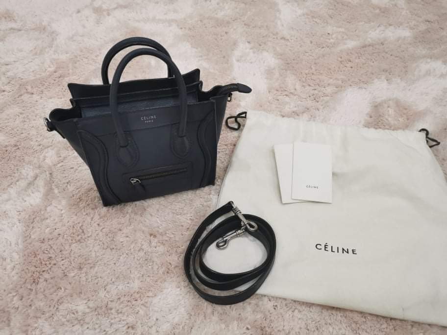 Preloved 💯% Original Authentic Celine Nano sling bag, Luxury, Bags &  Wallets on Carousell
