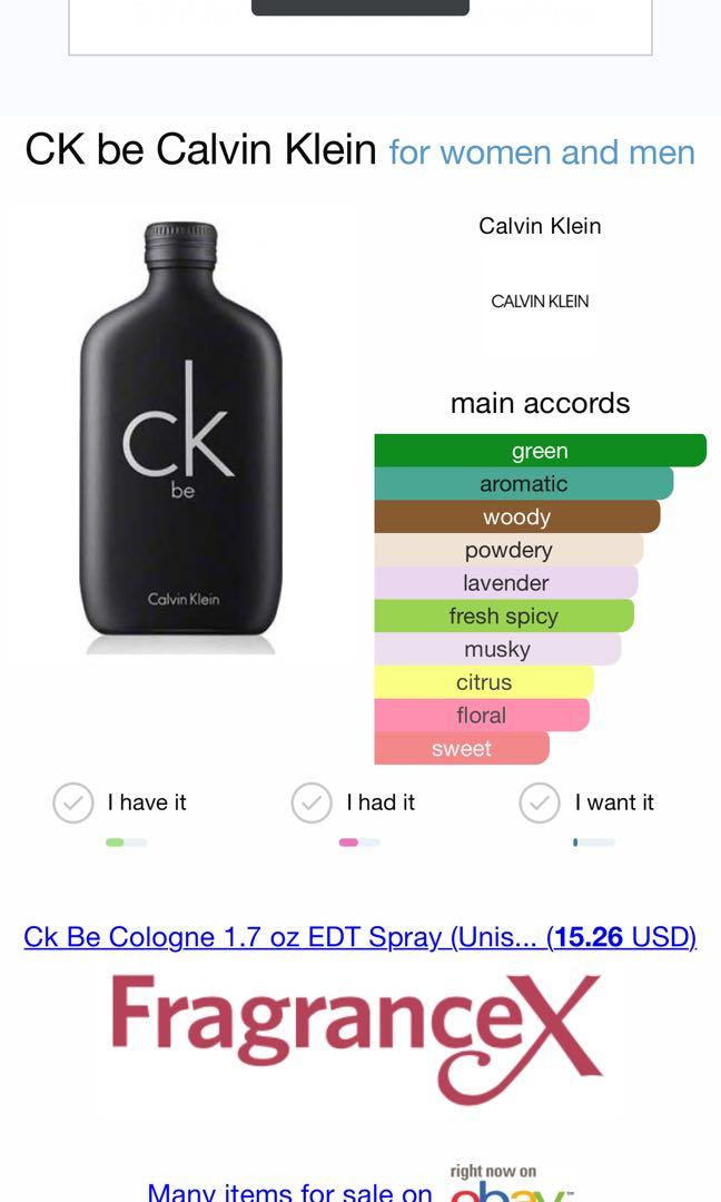 Ck online be scent
