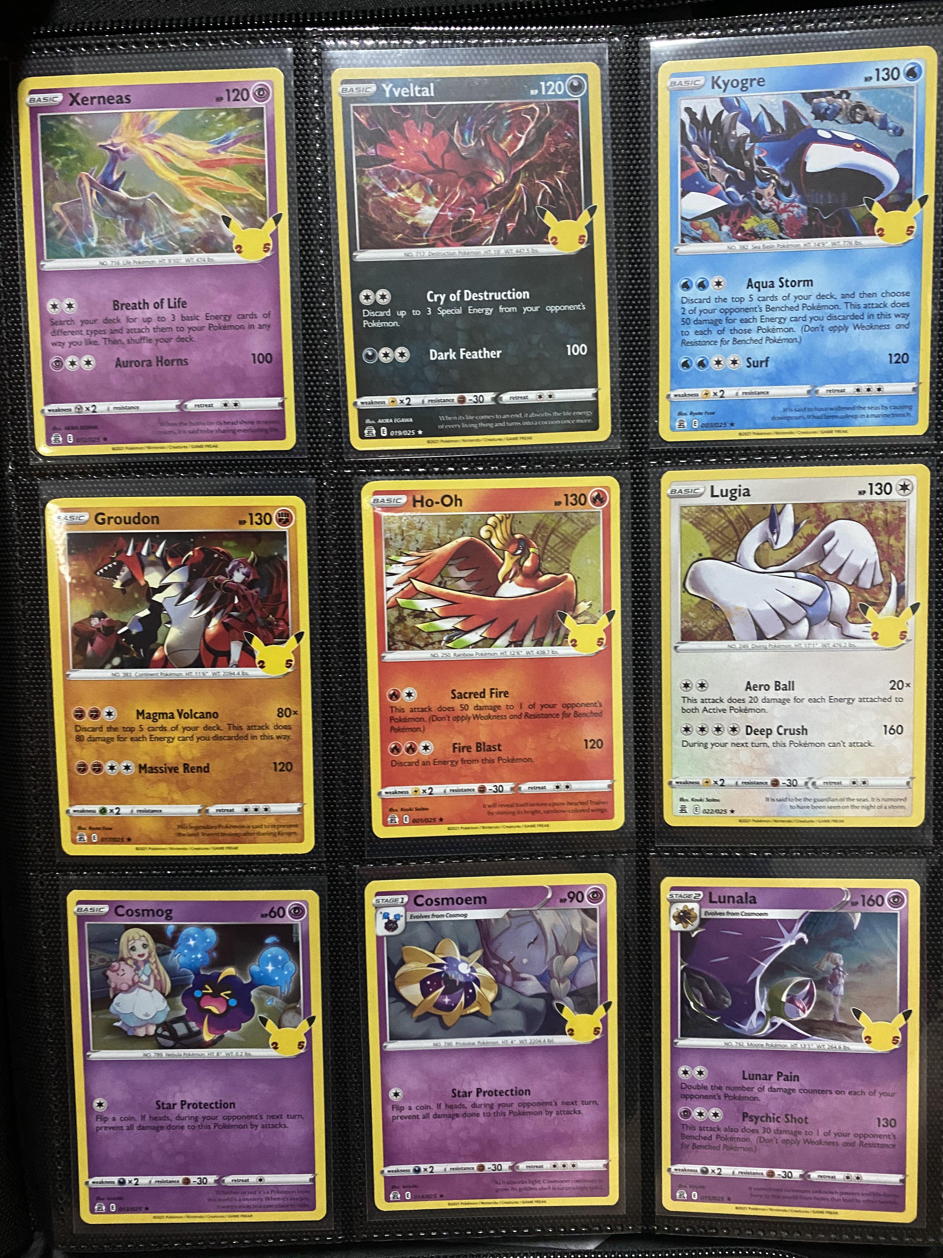 Pokemon Pokmon 25th Anniversary Celebrations Holo Cards, Hobbies & Toys,  Toys & Games on Carousell