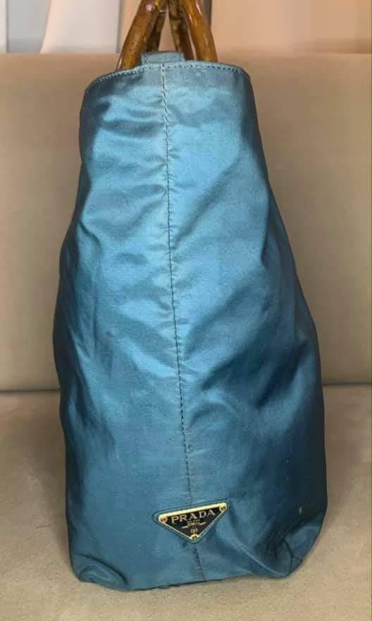 Prada bamboo 2025 handle bag