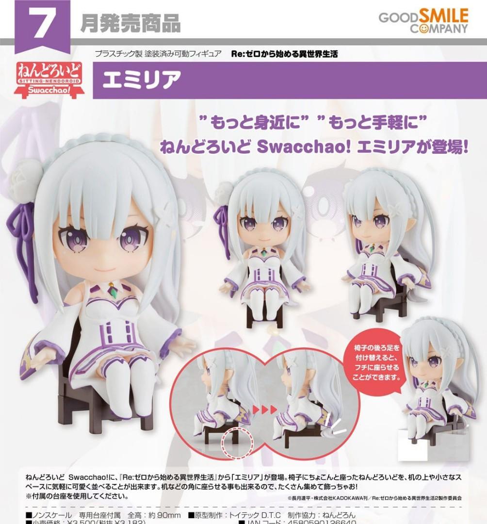 Nendoroid Swacchao! Emilia (Re:ZERO Starting Life in Another World
