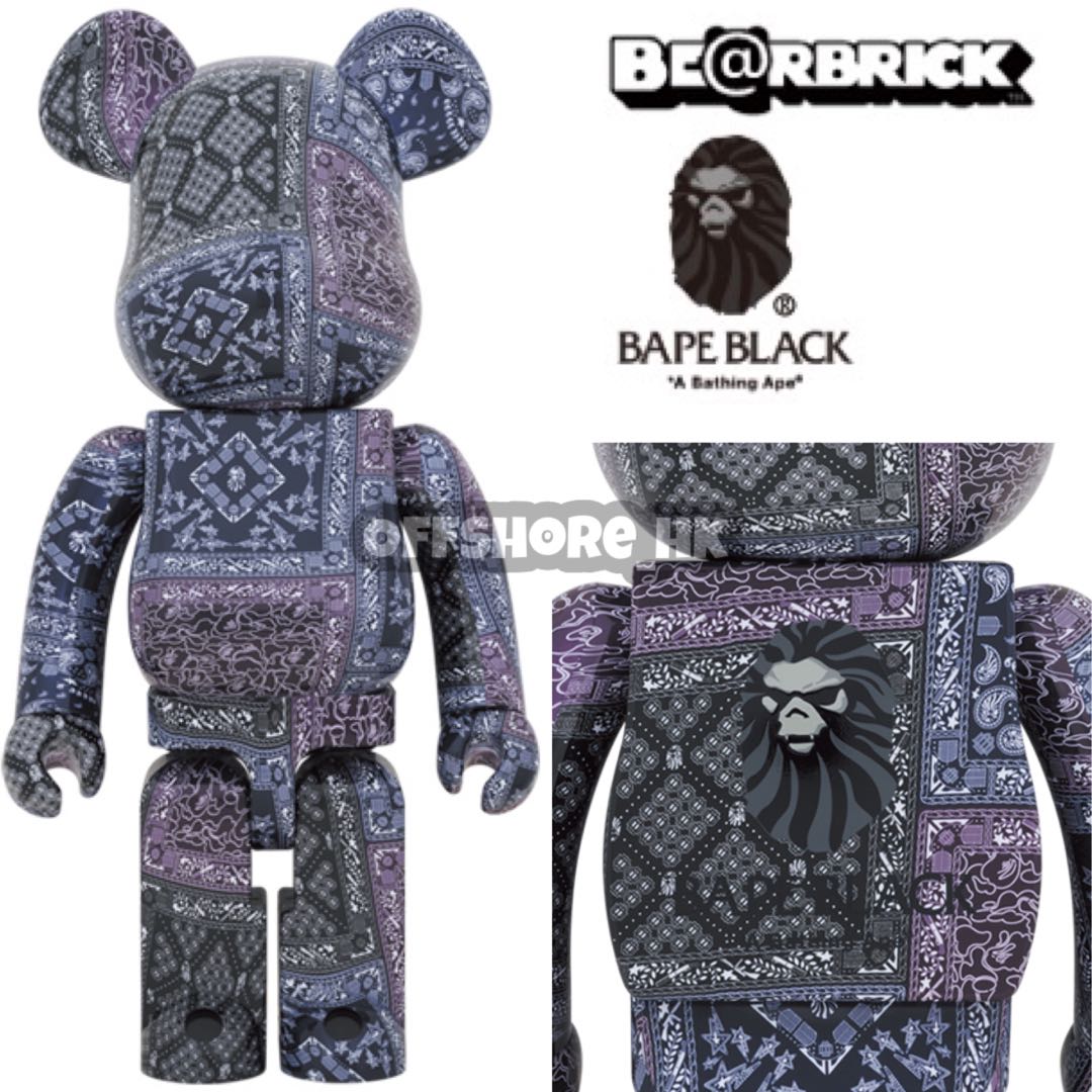 BAPE BANDANA BE@RBRICK 100% & 400% | www.abconsulex.it