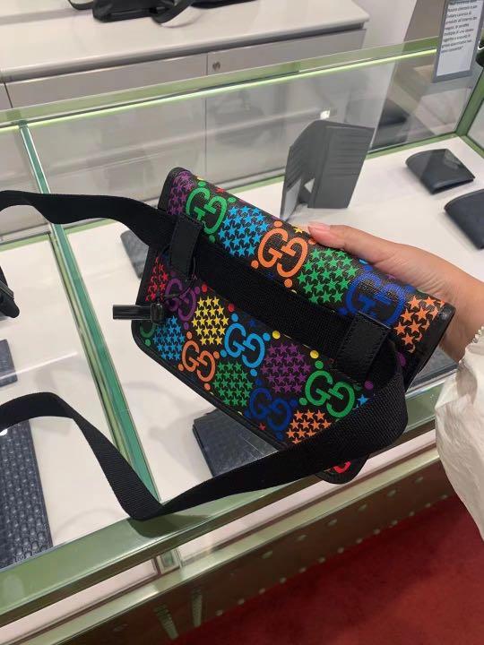 PREORDER GUCCI GG PSYCHEDELIC BELT BAG 598113 Luxury Bags