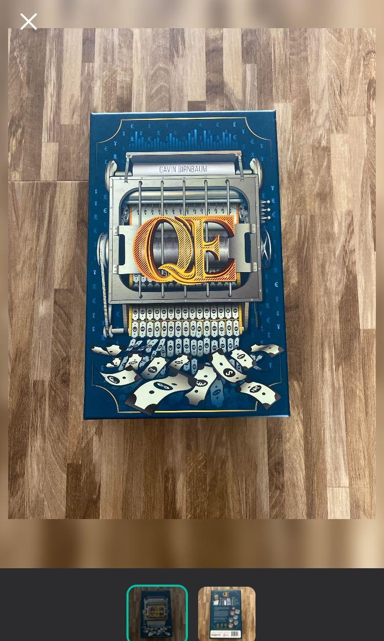 Q.E. Board game (card game party game auction game), Hobbies & Toys, Toys &  Games on Carousell