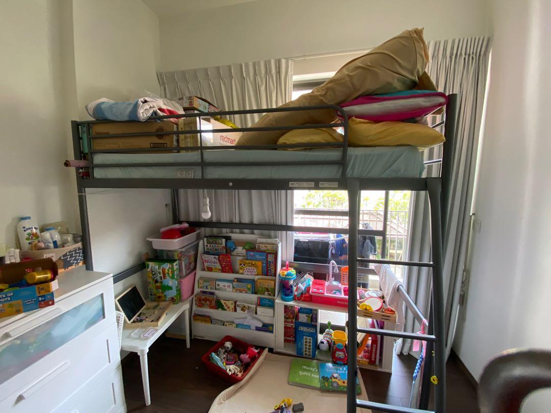 Rare IKEA loft bed for sale, Furniture & Home Living, Furniture, Bed