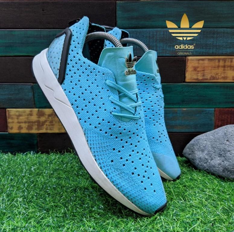 Adidas zx flux top adv asymmetrical primeknit blue