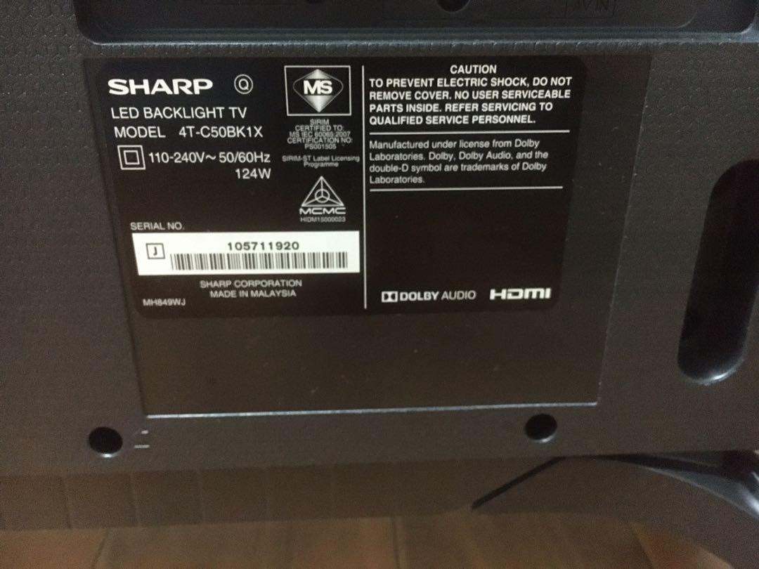 Sharp Aquos Spareparts Rm250 Electronics Tvs Entertainment Systems On Carousell