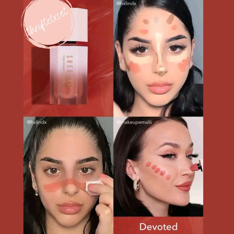 Shein Sheglam Color Bloom Liquid Blush Devoted Beauty Personal Care Face Makeup On Carousell