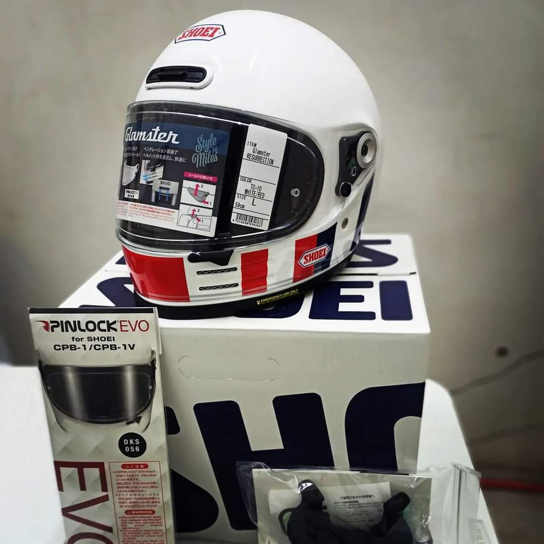 SHOEI Glamster RESURRECTION スモーク ピンロック SHOEI Glamster RESURRECTION スモーク ピンロック