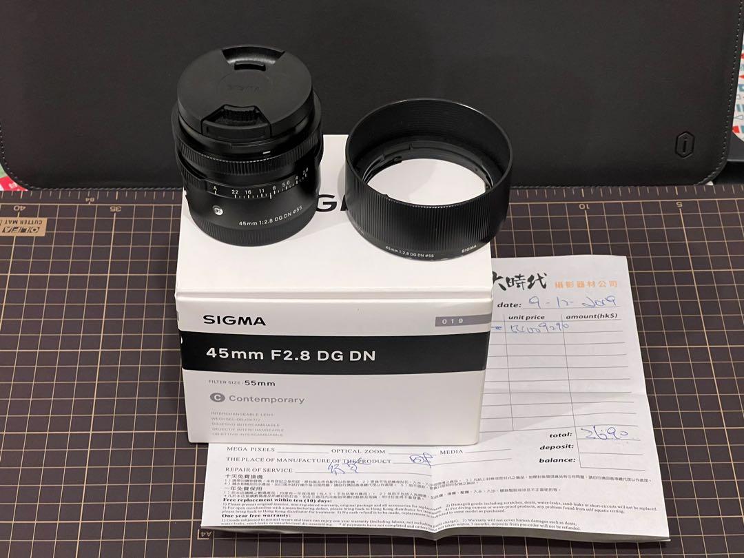 Sigma 45mm F2.8 DG DN | Contemporary [SONY FE MOUNT], 攝影器材