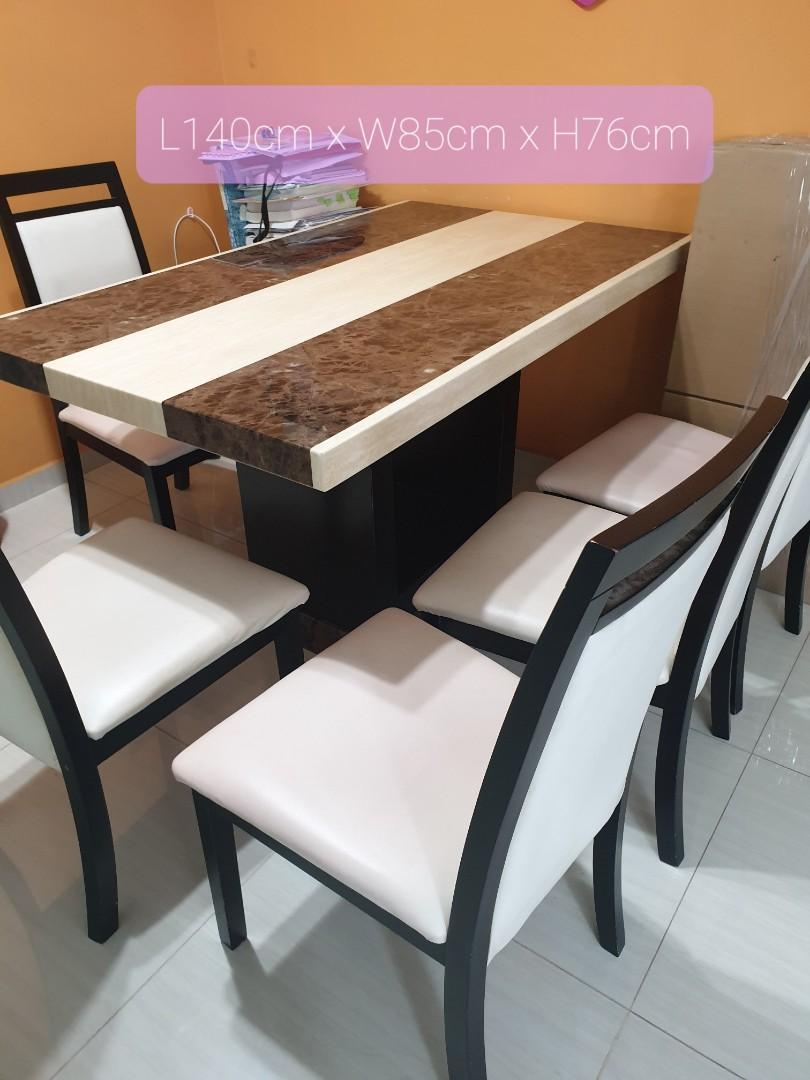 6 seater shop granite dining table
