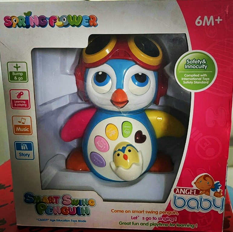Spring Flower Smart Swing Penguin, Babies & Kids, Infant Playtime on ...