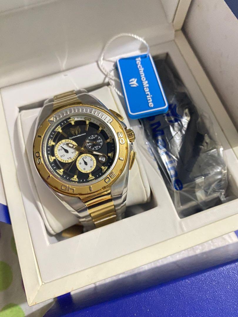 Technomarine manta with unused strap (Category: Men's Watches) located in Batangas. Submitted by hopee.haul (Listing ID 1118823763, Image 1). Description: Still in very good condition RFS: Decluttering.