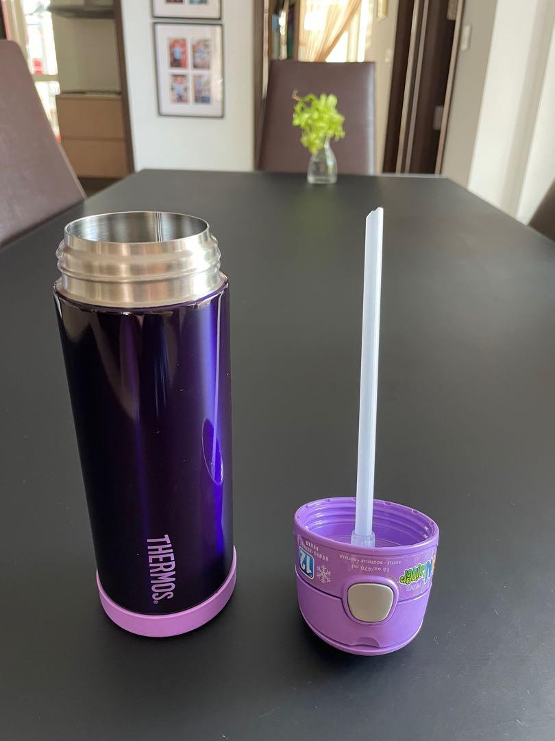 16 oz thermos funtainer with straw 