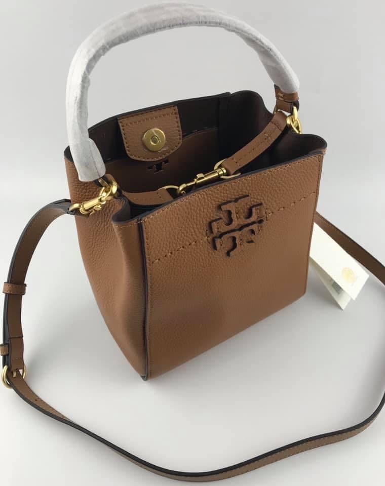 Tory Burch Women's Bucket Bags Tiramisu - Tiramisu McGraw Mini Dragonfly  Leather Tote - Yahoo Shopping